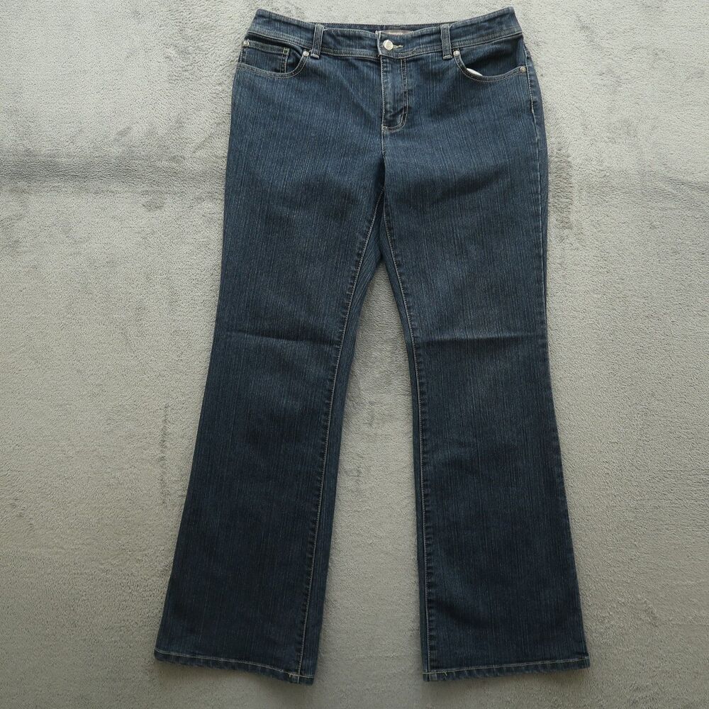 Chico's Jeans Women's Size 0.5R US-6R Blue Mid-Rise Bootcut Denim 31.5" Inseam